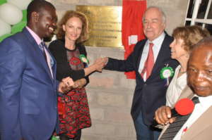 Sponsors and Governor inaugurate