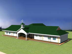 Front view - future Benina Building