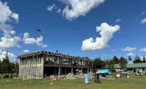 Admin Block under construction