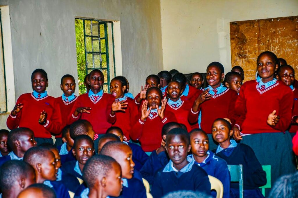Lelit Primary girls In a health education session
