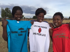 Rafiki tournament T-shirts in French colors