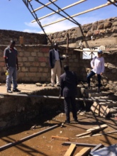 Koshin site visit with Architect & foreman