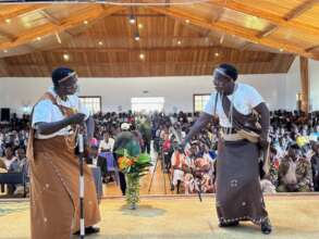 Talent show in a full hall