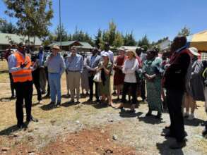 Rafikis from Europe visit the new construction