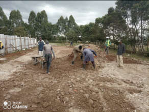 Building their own school!