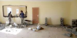 Sergoek's modern kitchen, last phases