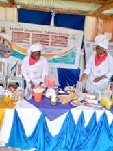 Students advertising their Culinary Talents