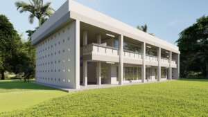 Architectural design for new Admin Bldg
