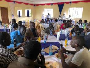 BOG members & guests enjoying good food