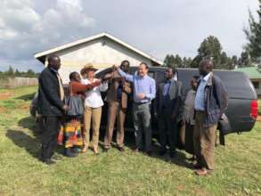 Nissan Navara handover to the school