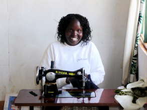 sewing student
