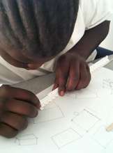 Brandon makes a scale drawing