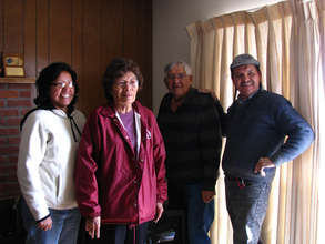 The Stokely Family with Henry Red Cloud (right)