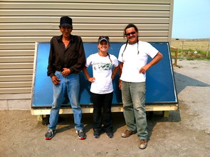 Solar heat for Lakota families
