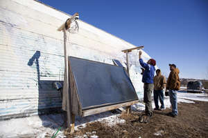 Solar heating + green job training = bright future