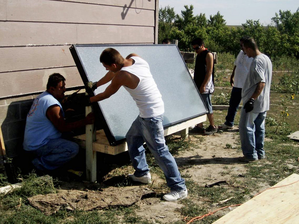 Provide 10 Solar Heaters to Native Families