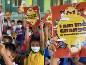 Climate Change books make it to Puerto Galera!