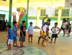 Soccer training by Fair Play for All Foundation