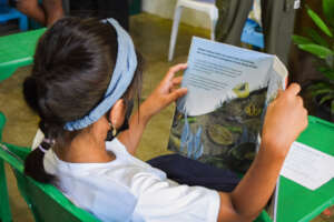 Student in Puerto Galera at the book's first pages