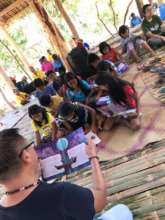 Storytelling and bookgiving in Coron
