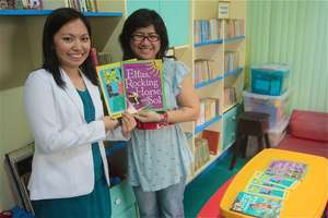 Donating books to Philippine General Hospital