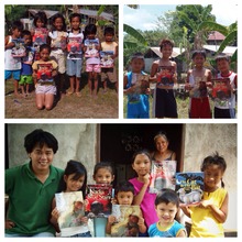 Bookgiving in Pila, Laguna.