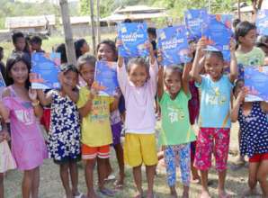 Bookgiving for the Tagbanua kids of Palawan