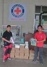 Sending books through the Philippine Red Cross