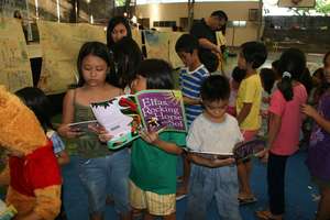 Books for children displaced by Typhoon Sendong
