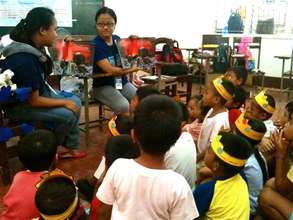 The books help process kids' trauma from conflict.