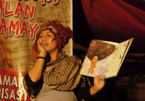 A theatrical reading of the story