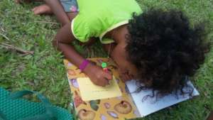 The first book she gets to call her own!