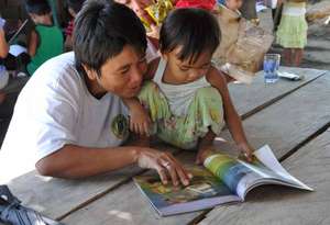 Learning to read and to love books