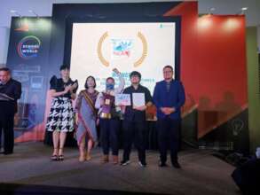 Happy to accept an award for book on Martial Law