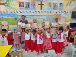 Tanauan Day Care kids during Buwan ng Wika