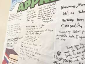 A "thank you" wall in Tingloy