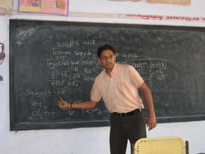 Learning English and Hindi