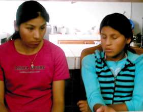 Very young girls in Torotoro