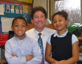 Bruce Pollock with O'Naiya and Emmanuel