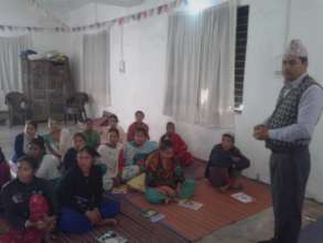 Training facilitator facilitating the training