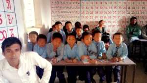 Limbu classroom in East Nepal