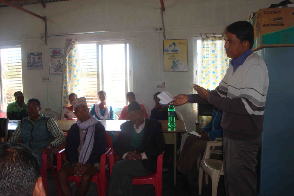 Kulbir Chaudhary addressing the event