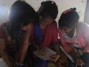 Limbu Women writing Limbu folk stories