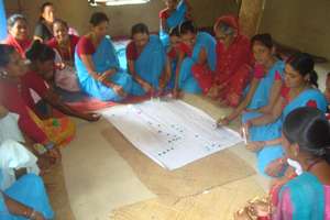 Making village map for community development