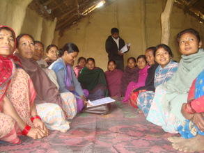Self-help Group Management training participants