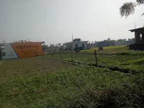 East view and farming style in village