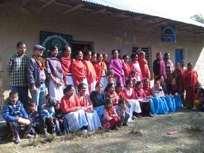 Group picture with Women Group after meeting