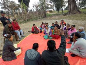 Meeting with right holders @ Sundarpur, Gauriganga