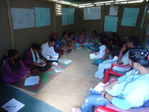 Tharu women literacy class, Dang