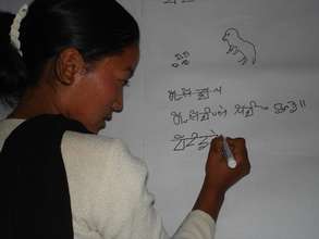 Limbu literacy class